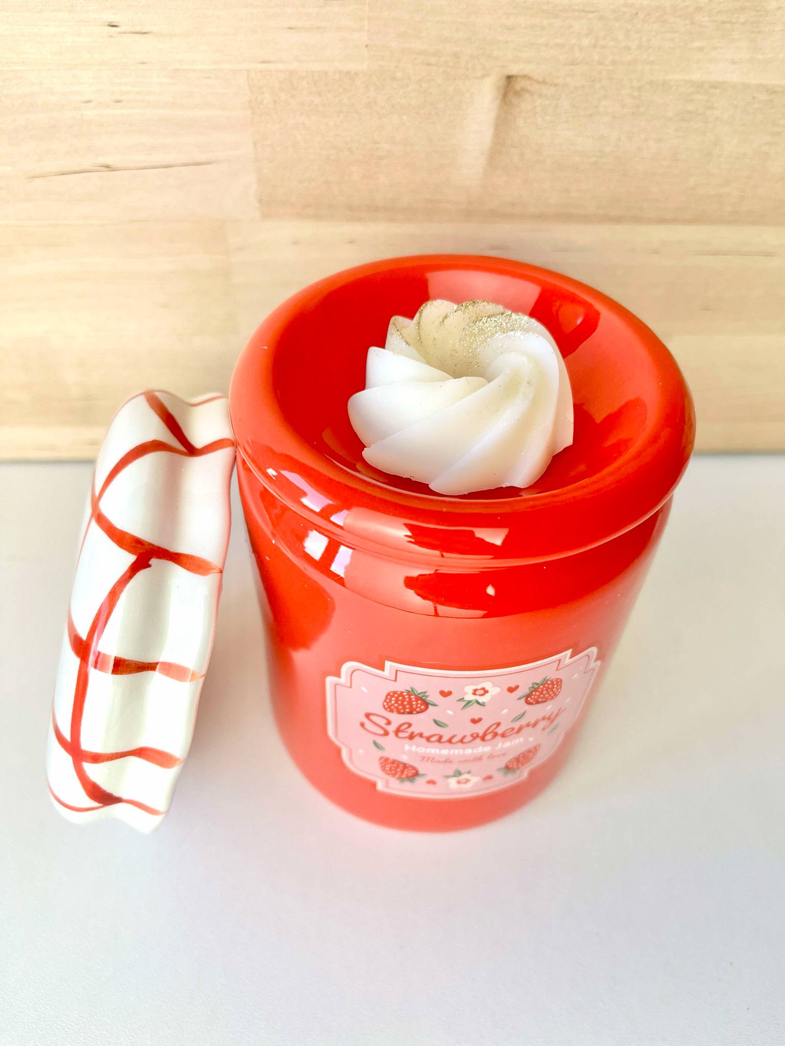 Brûleur pot de confiture fraise – Image 4